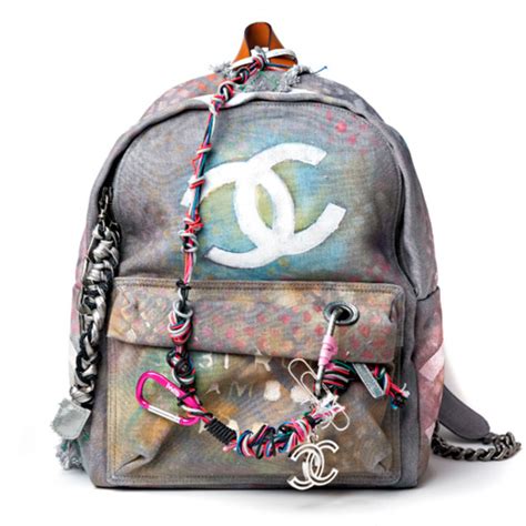 channel bag dupe|chanel graffiti backpack dupe.